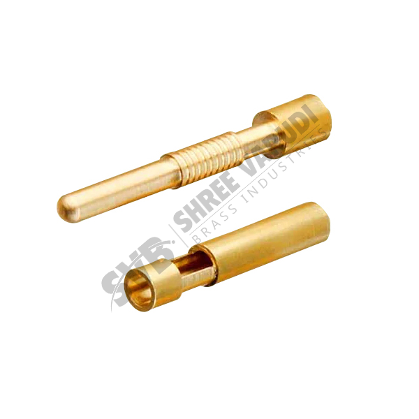 Brass Industrial Plug Pin 4